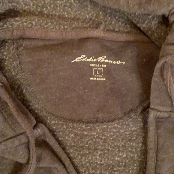 Eddie Bauer size large sweat jacket really soft - Picture 3 of 4